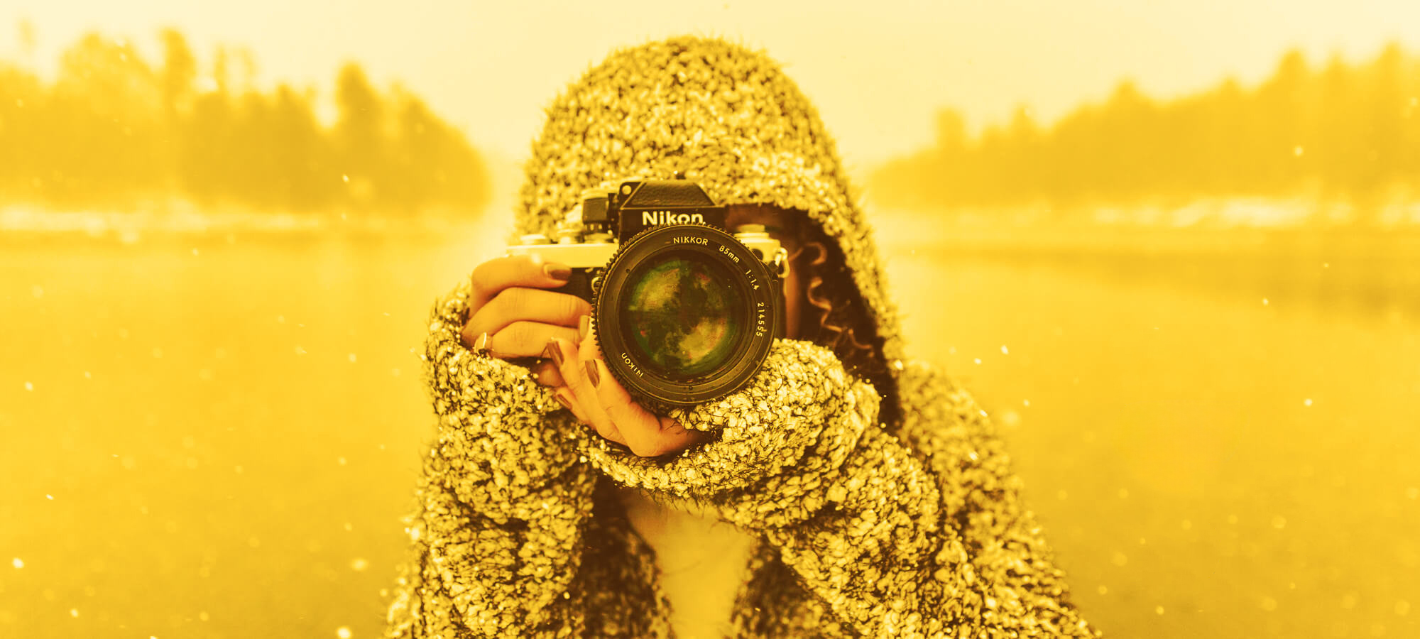 Nikon D810 Camera with Lens as 'Hero image'